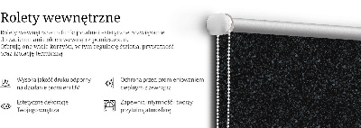 Rolgordijn verduisterend Elementen op een zwarte achtergrond