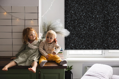 Rolgordijn verduisterend Elementen op een zwarte achtergrond