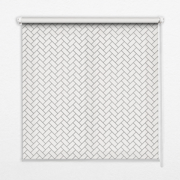 Rolgordijn voor het raam Rechthoek naast rechthoek