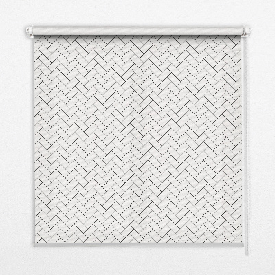 Rolgordijn voor het raam Rechthoek naast rechthoek