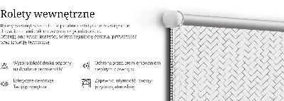 Rolgordijn voor het raam Rechthoek naast rechthoek