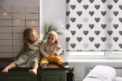 Rolgordijn verduisterend Donkere harten