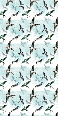 Rolgordijn voor het raam Zwaluwen