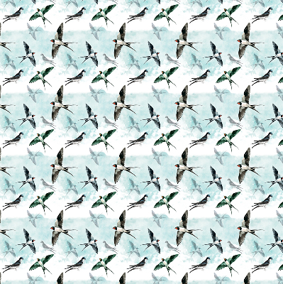 Rolgordijn voor het raam Zwaluwen