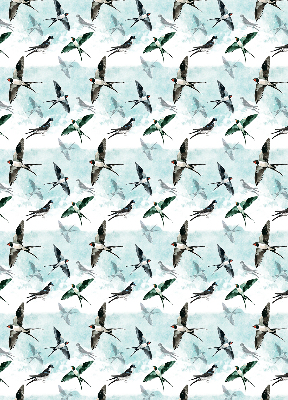 Rolgordijn voor het raam Zwaluwen