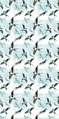 Rolgordijn voor het raam Zwaluwen