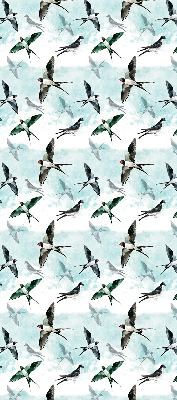 Rolgordijn voor het raam Zwaluwen