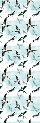 Rolgordijn voor het raam Zwaluwen