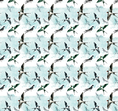 Rolgordijn voor het raam Zwaluwen