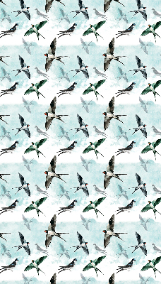 Rolgordijn voor het raam Zwaluwen