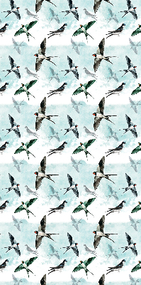 Rolgordijn voor het raam Zwaluwen