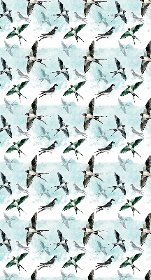 Rolgordijn voor het raam Zwaluwen