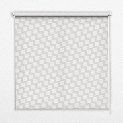 Rolgordijn verduisterend Grijze vierkanten
