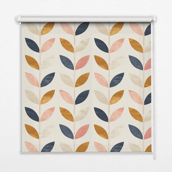 Rolgordijn voor het raam Bladeren