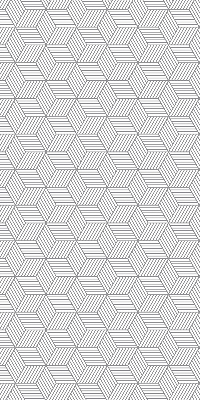 Rolgordijn verduisterend 3D gestreepte vierkanten