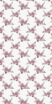 Rolgordijn verduisterend Origami zwanen