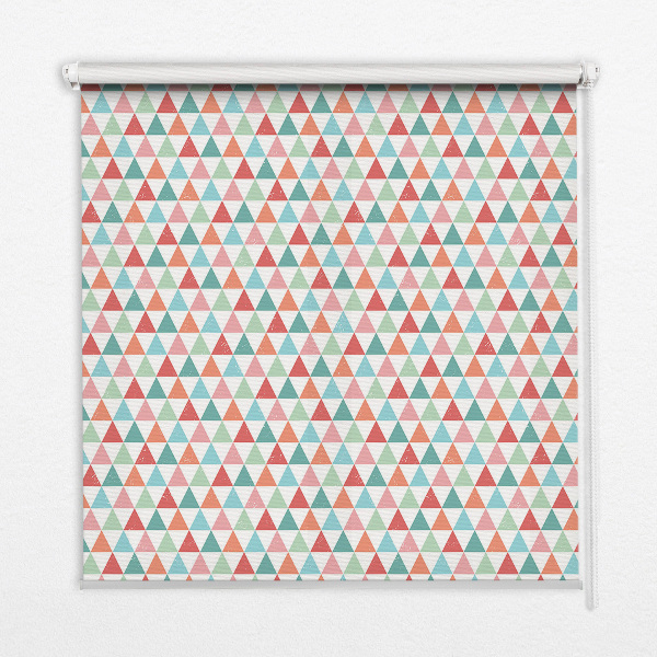 Rolgordijn verduisterend Kleurrijke driehoeken