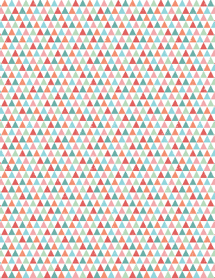 Rolgordijn verduisterend Kleurrijke driehoeken