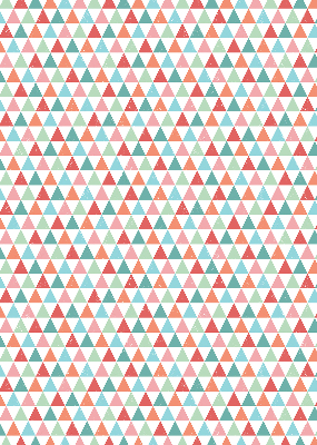 Rolgordijn verduisterend Kleurrijke driehoeken