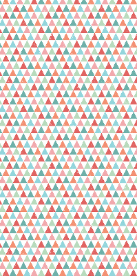 Rolgordijn verduisterend Kleurrijke driehoeken