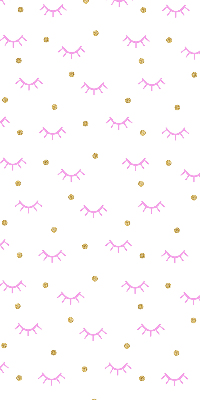 Rolgordijn voor het raam Getekende wenkbrauwen en stippen