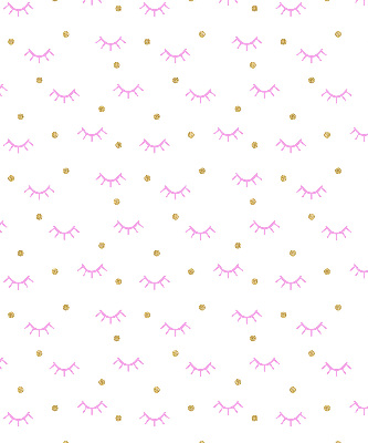 Rolgordijn voor het raam Getekende wenkbrauwen en stippen