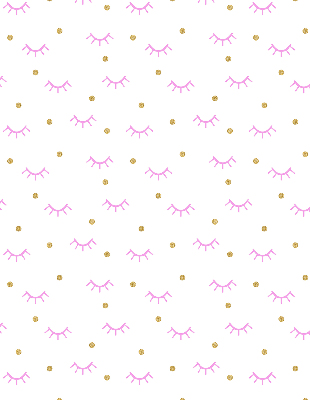 Rolgordijn voor het raam Getekende wenkbrauwen en stippen