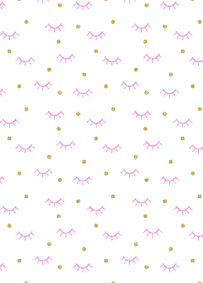 Rolgordijn voor het raam Getekende wenkbrauwen en stippen