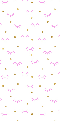 Rolgordijn voor het raam Getekende wenkbrauwen en stippen