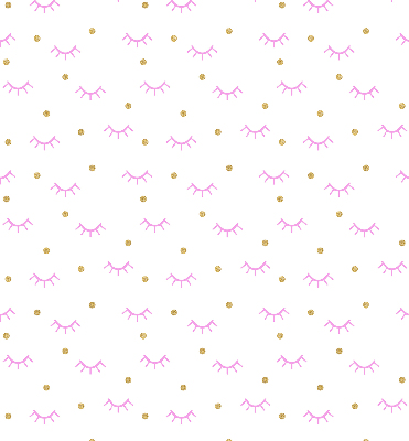 Rolgordijn voor het raam Getekende wenkbrauwen en stippen