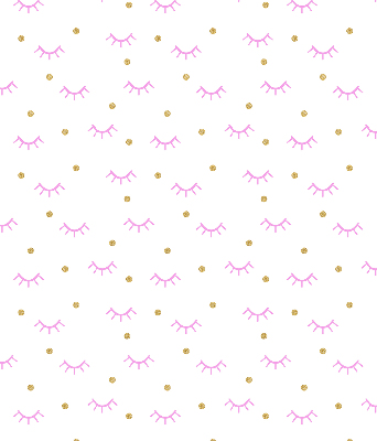 Rolgordijn voor het raam Getekende wenkbrauwen en stippen