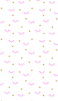 Rolgordijn voor het raam Getekende wenkbrauwen en stippen