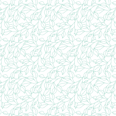 Rolgordijn verduisterend Turquoise bladeren