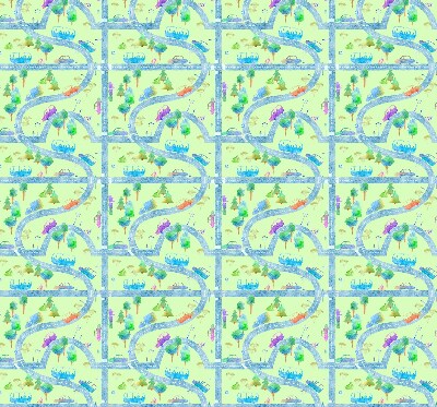 Rolgordijn verduisterend Straten