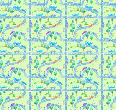 Rolgordijn verduisterend Straten