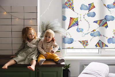 Rolgordijn verduisterend Kleurrijke vliegers