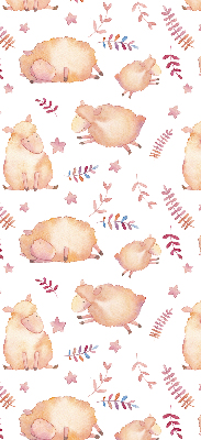 Rolgordijn voor het raam Schapen tussen de sterren