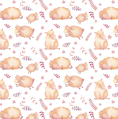 Rolgordijn voor het raam Schapen tussen de sterren