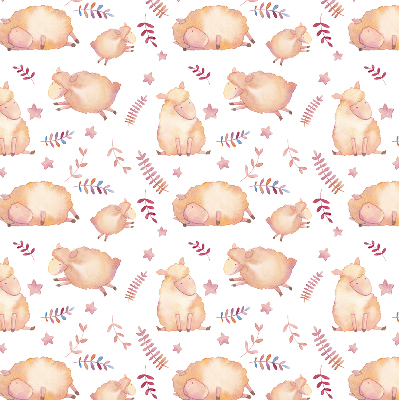 Rolgordijn voor het raam Schapen tussen de sterren