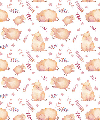 Rolgordijn voor het raam Schapen tussen de sterren