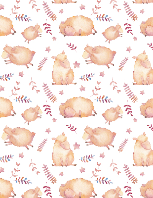 Rolgordijn voor het raam Schapen tussen de sterren