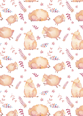 Rolgordijn voor het raam Schapen tussen de sterren