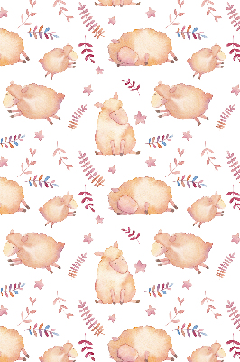 Rolgordijn voor het raam Schapen tussen de sterren