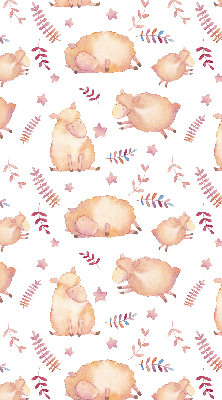 Rolgordijn voor het raam Schapen tussen de sterren