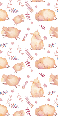 Rolgordijn voor het raam Schapen tussen de sterren