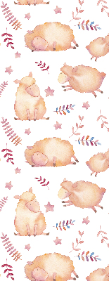 Rolgordijn voor het raam Schapen tussen de sterren