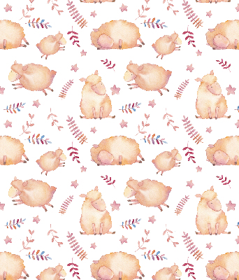 Rolgordijn voor het raam Schapen tussen de sterren