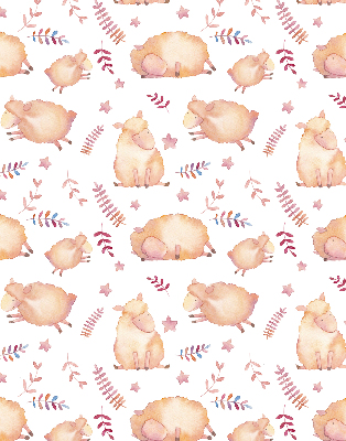 Rolgordijn voor het raam Schapen tussen de sterren