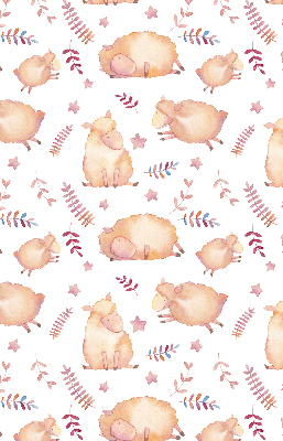 Rolgordijn voor het raam Schapen tussen de sterren