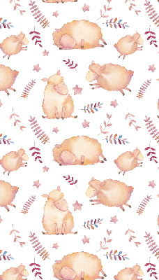 Rolgordijn voor het raam Schapen tussen de sterren